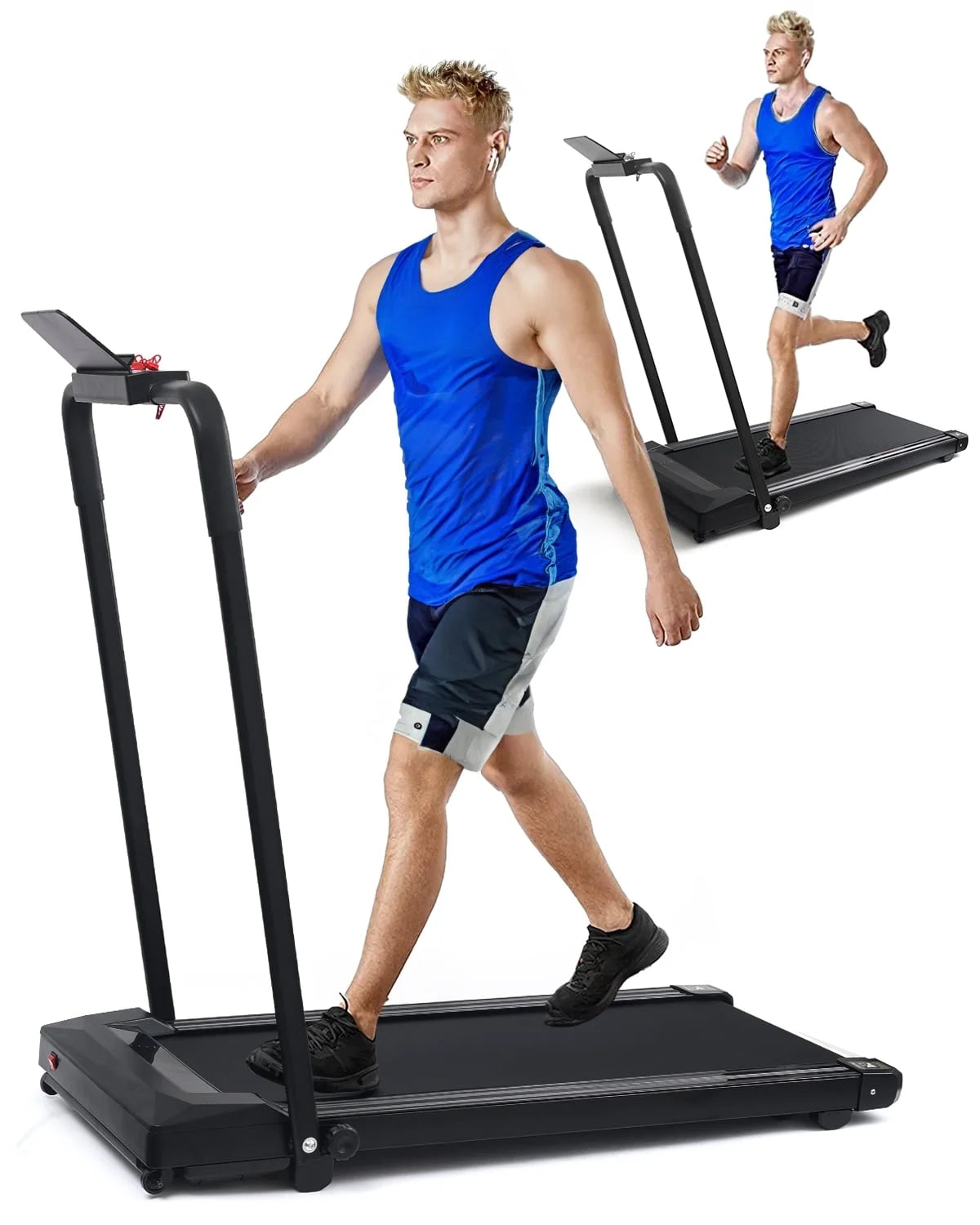 2.25HP Walking Pad Treadmill with 330 lbs Capacity G92388