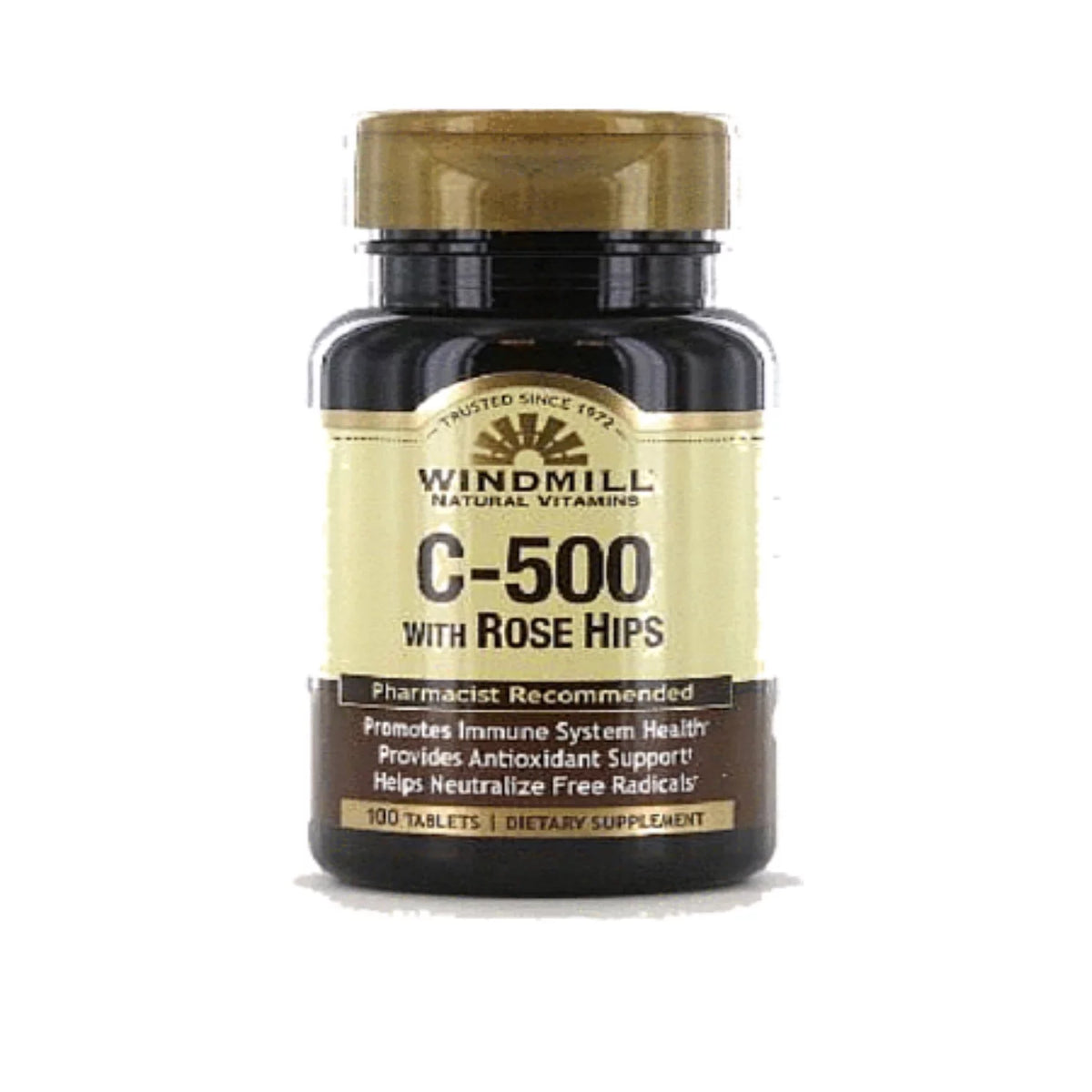 Vitamin C-500 Tablets Rose Hips 100 Tablets Pack of 2 Q157