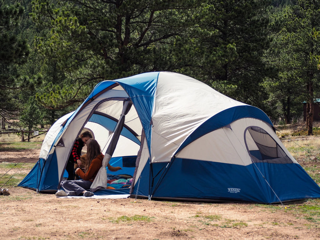 Blue 10-Person Cabin Tent L88343