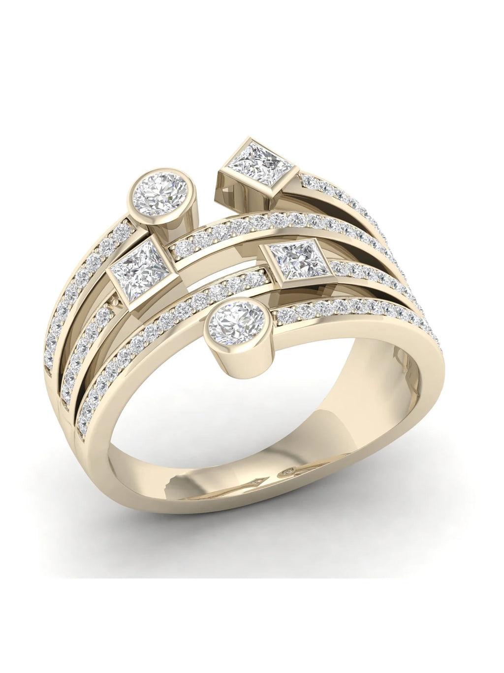 10k Yellow Gold Diamond Ring N398