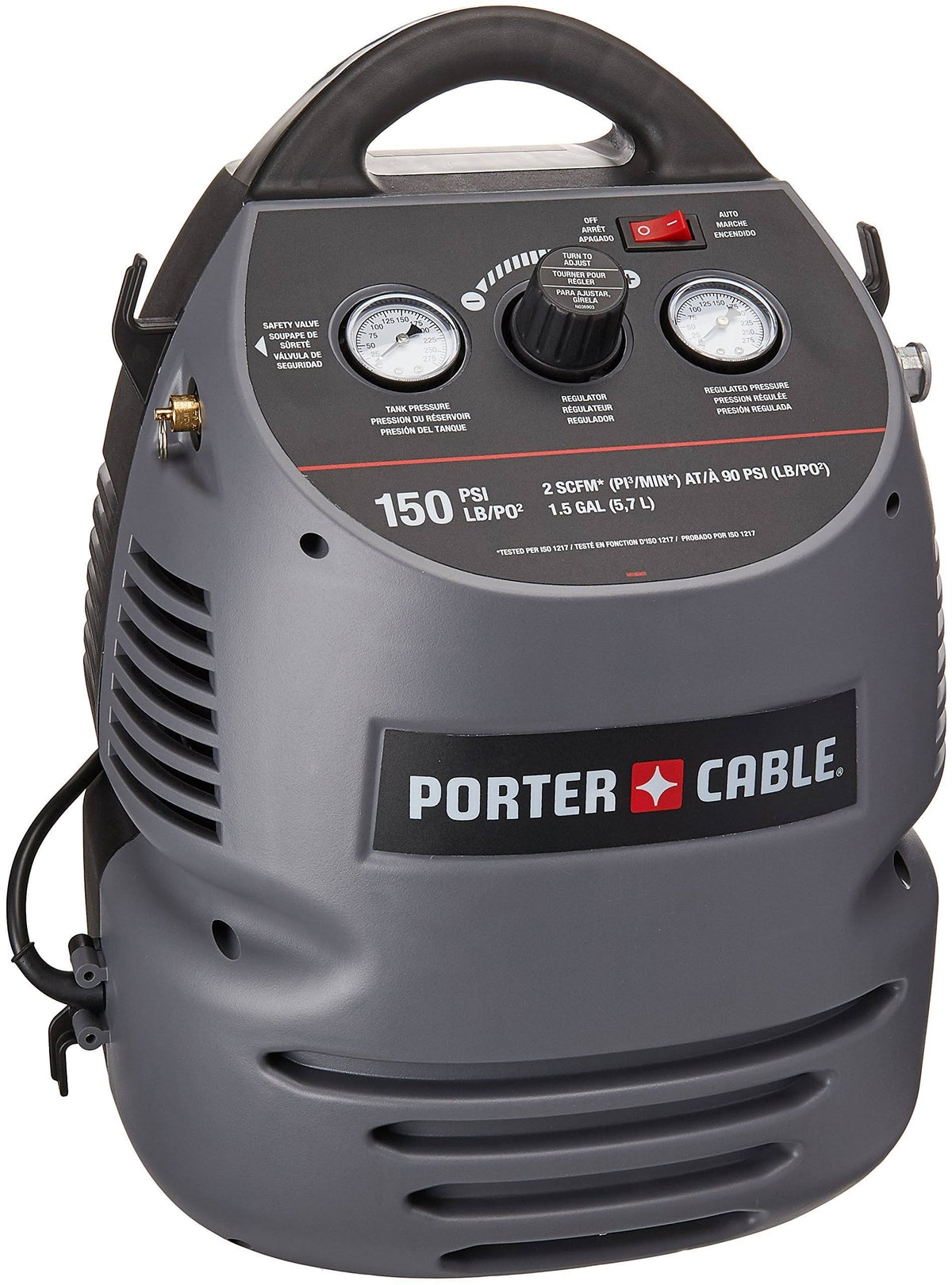 150 PSI 1.5 Gallon Oil-Free Compressor Q200636