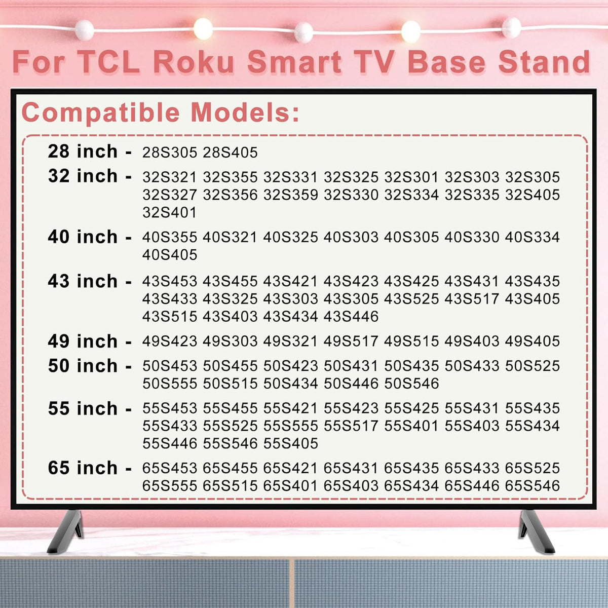 TV Legs Replacement with Screws O8101