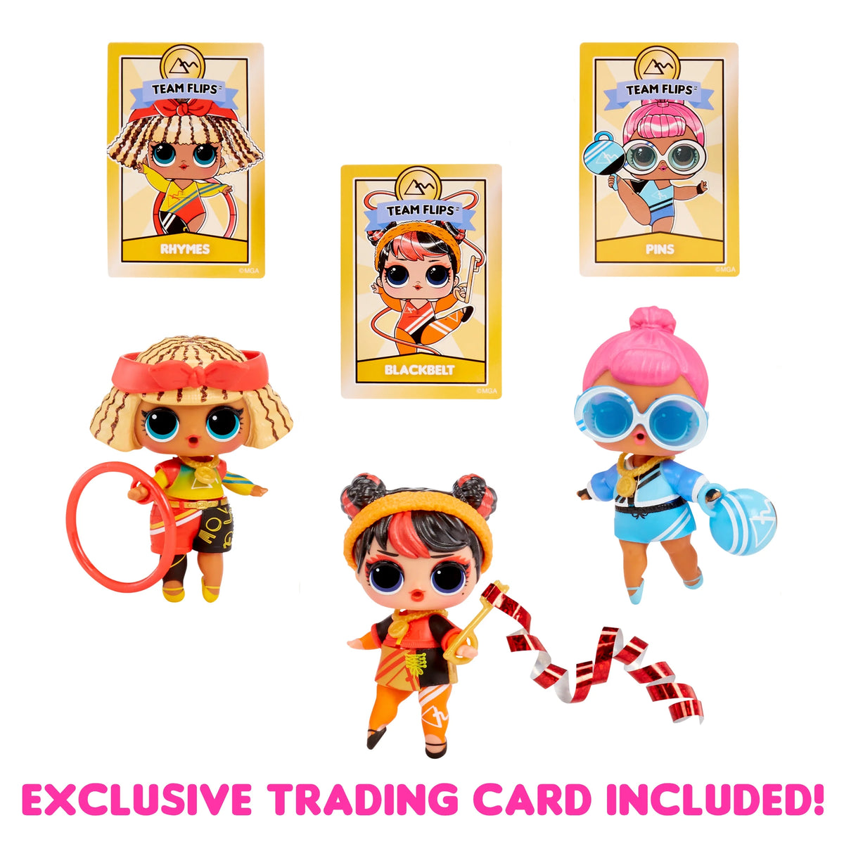 LOL Surprise Gymnastics Doll with 8 Surprises, Balance Beam Ball, Ages 4+ Y36932