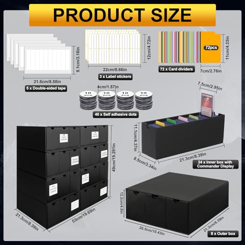 12 Drawer Trading Card Organizer Box Z11779