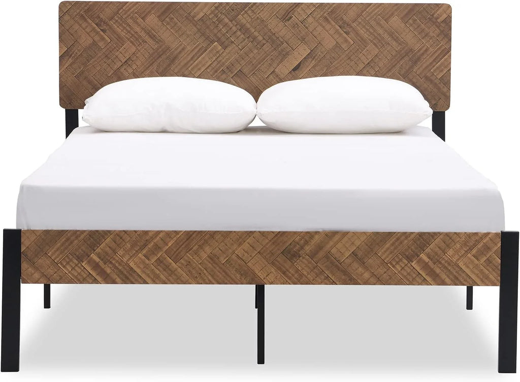Twin Platform Bed Frame with Storage S540412