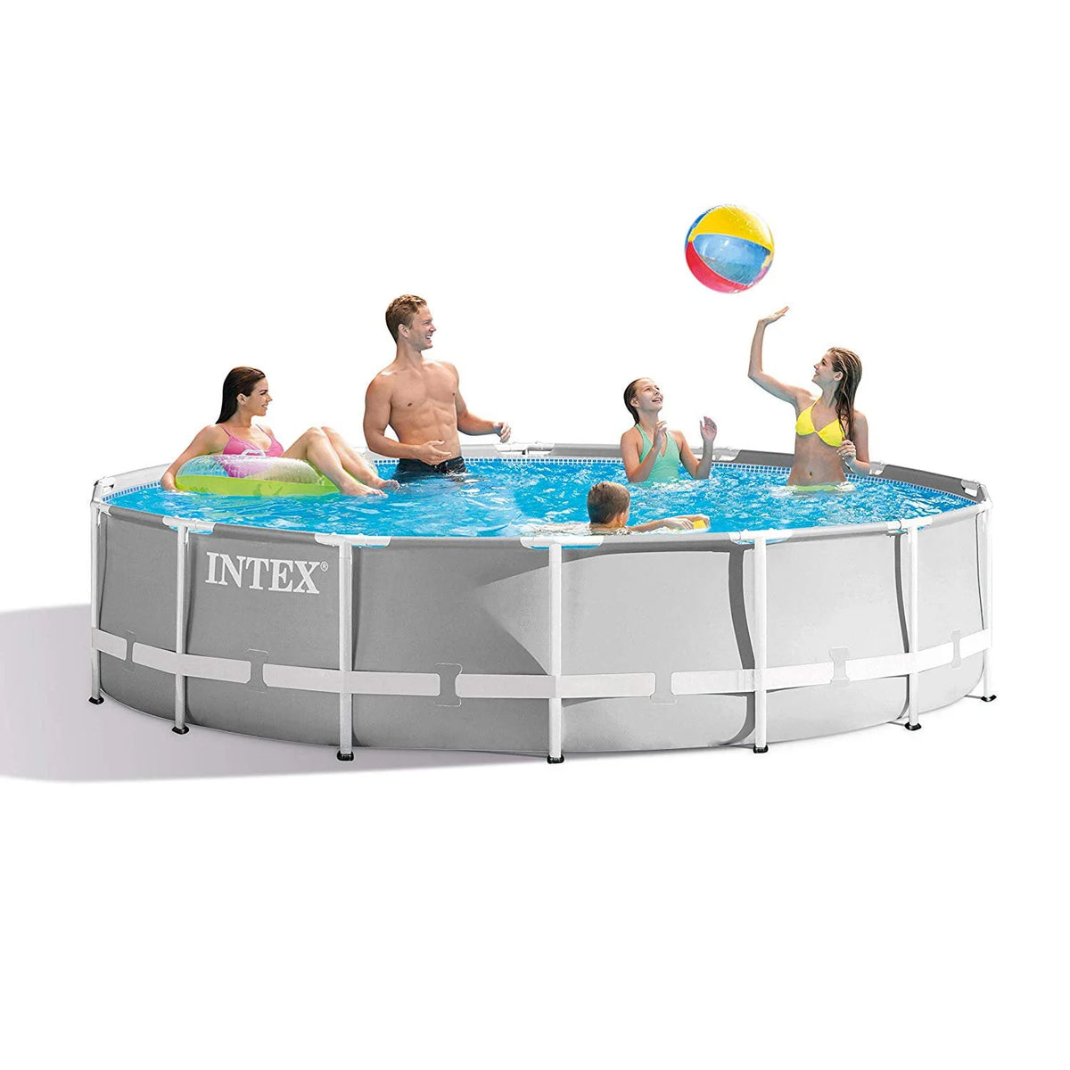 14 Foot x 42 Inch Above Ground Swimming Pool Set with Filter X5056