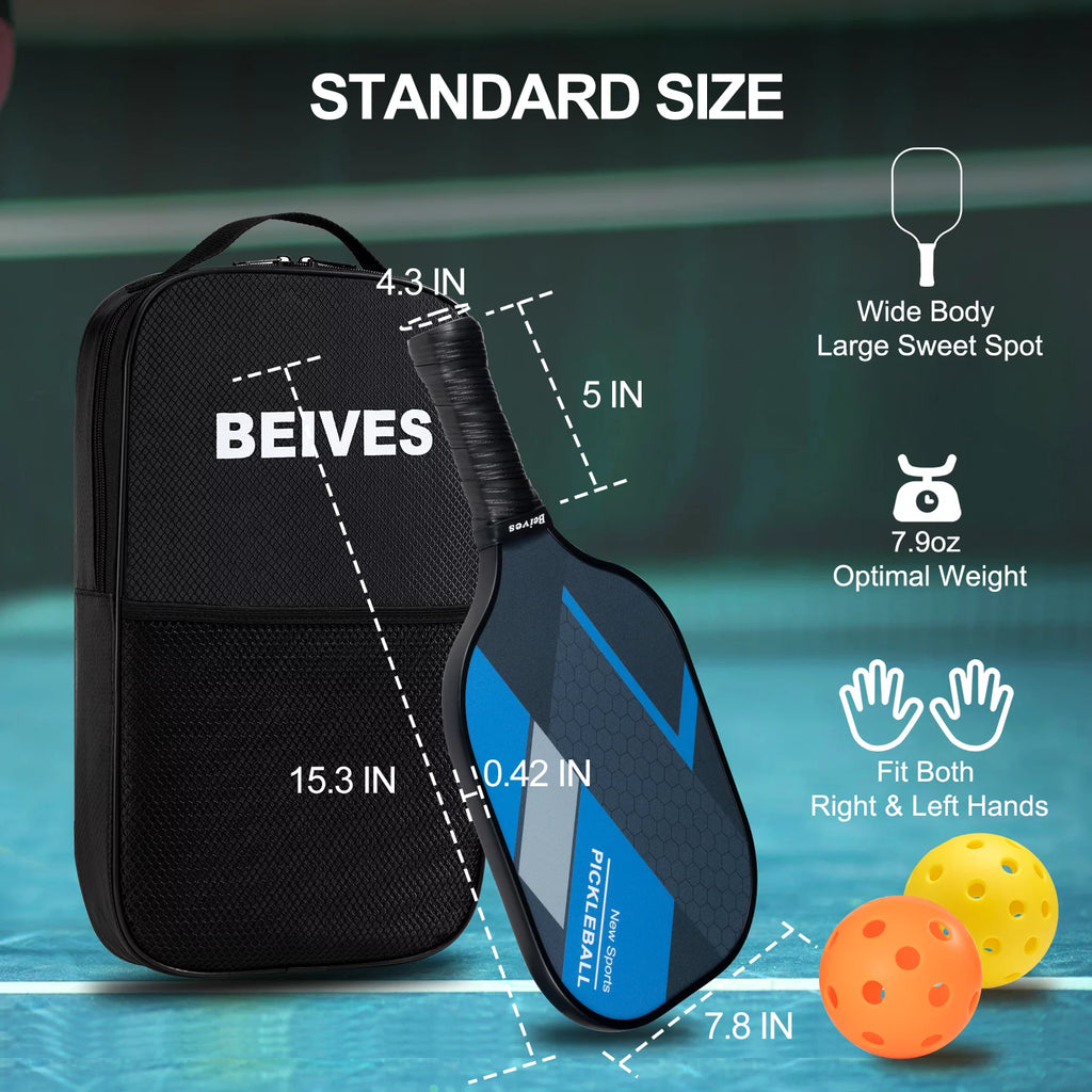 Fiberglass Pickleball Paddles Set of 4 F14478