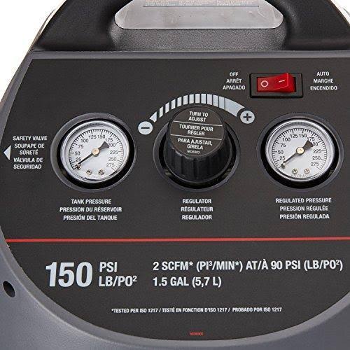 150 PSI 1.5 Gallon Oil-Free Compressor Q200636