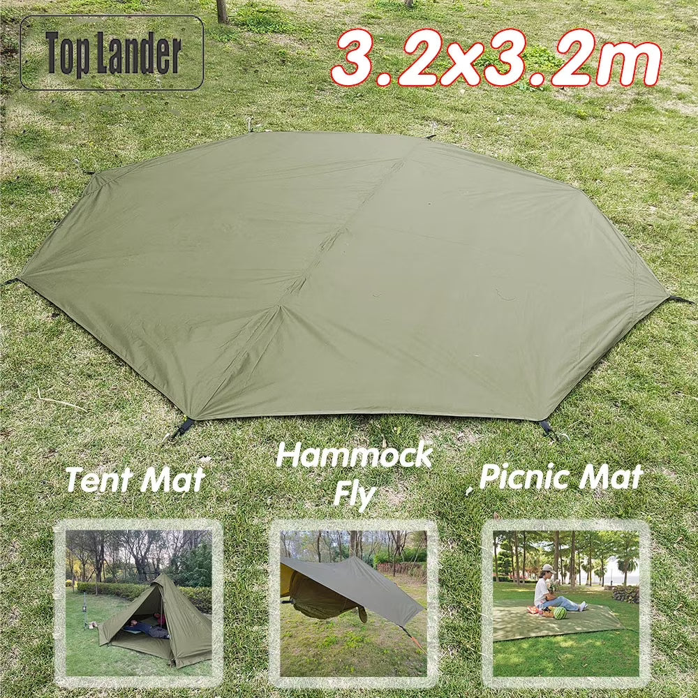 10 x 10ft Waterproof Tent Footprint Groundsheet P686891