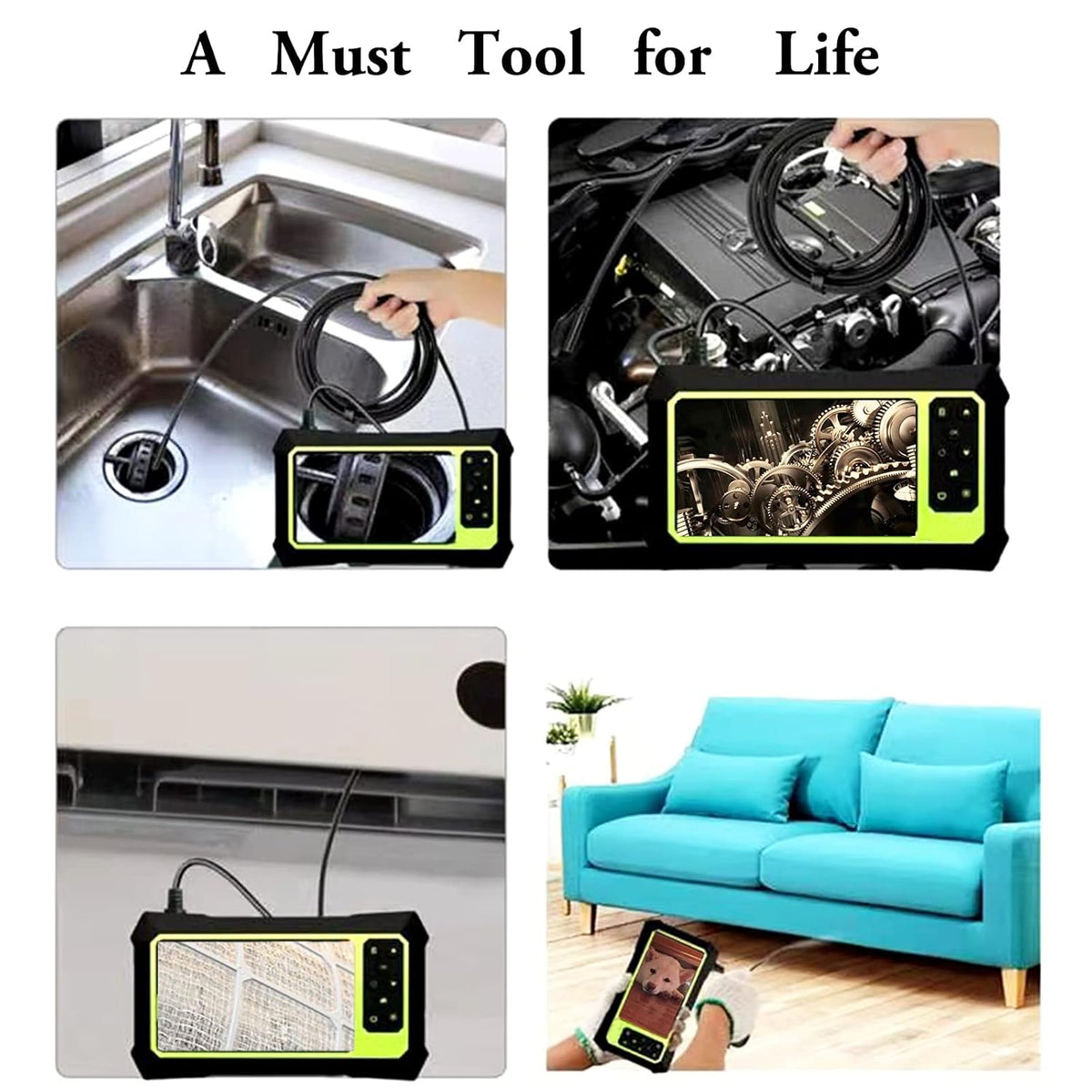 1080P HD Endoscope Camera with 4.3 Inch LCD Screen H5113