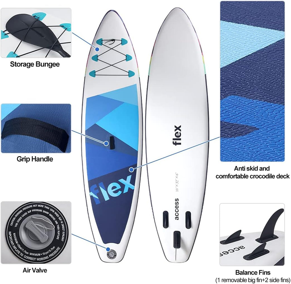 10 FT Stand-Up Paddleboard with Carry Bag S8332