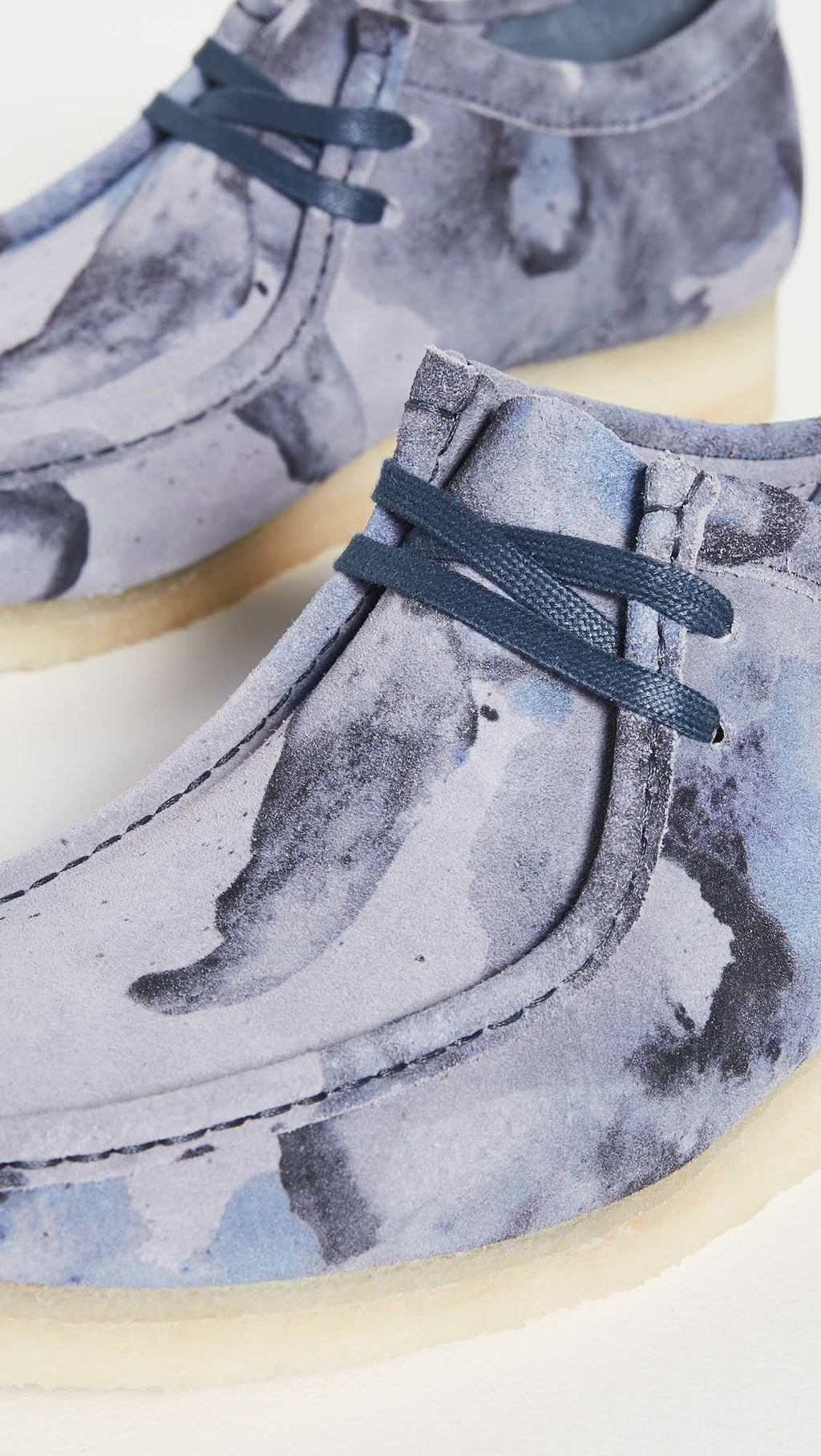 Blue Camo Wallabee Shoes K28629