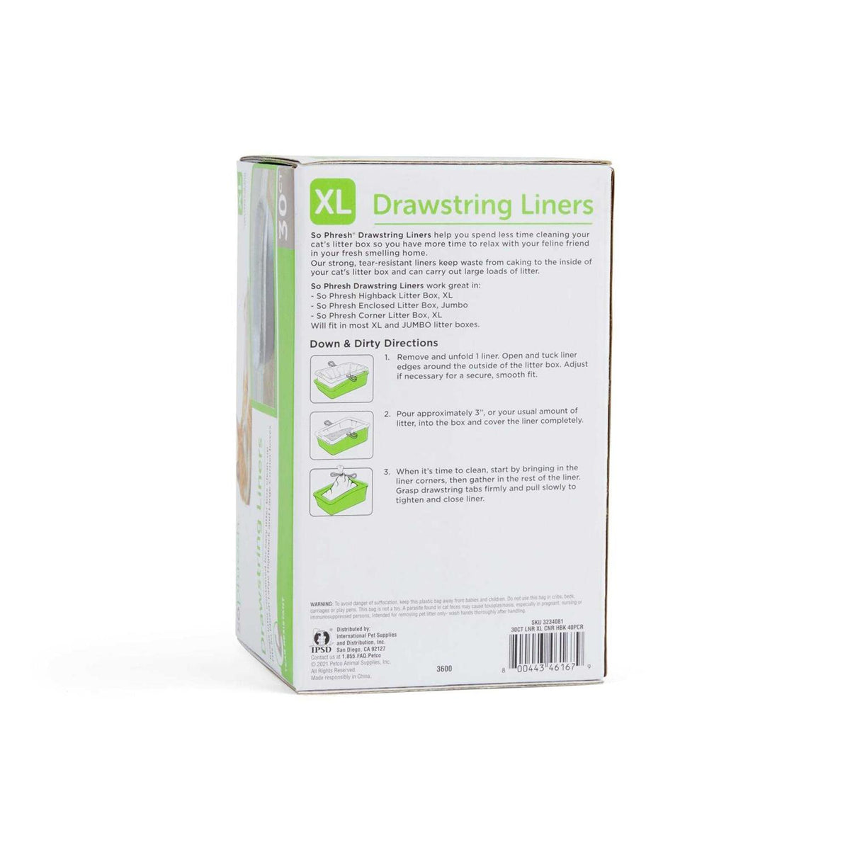 Drawstring Liners for Highback Boxes F11691
