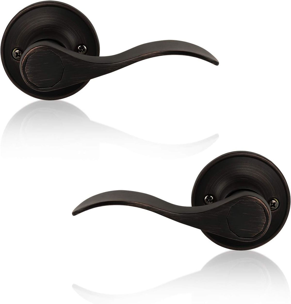 10 Pack Oil Rubbed Bronze Door Handles H7265