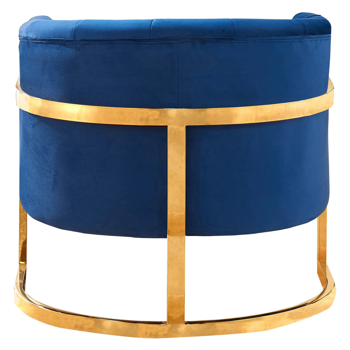 Green Velvet Accent Chair with Stainless Steel Base S611296