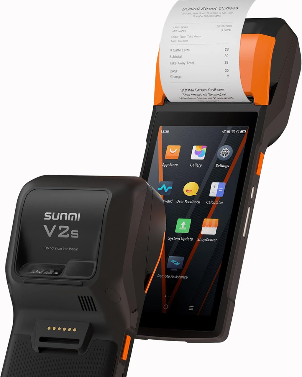 58mm Thermal POS Receipt Printer with Android 7.1 OS 5.45 Touch Screen Q714668