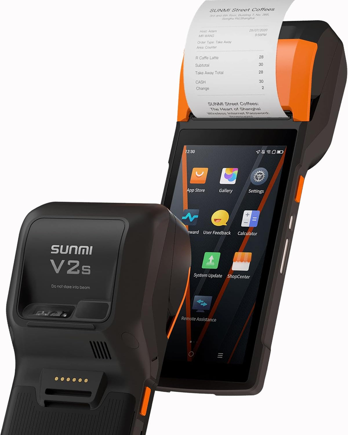 58mm Thermal POS Receipt Printer with Android 7.1 OS 5.45 Touch Screen Q714668