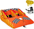 1-2 Person Towable Water Tube with Cushion Seats U7045