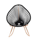 Black Weave on Copper Frame Rocker D130