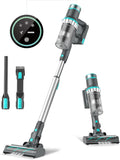 Cordless Stick Vacuum with 25Kpa Suction, 380W Motor, 50mins Runtime, LED Display, 6 in 1 Lightweight Handheld Vacuum O385