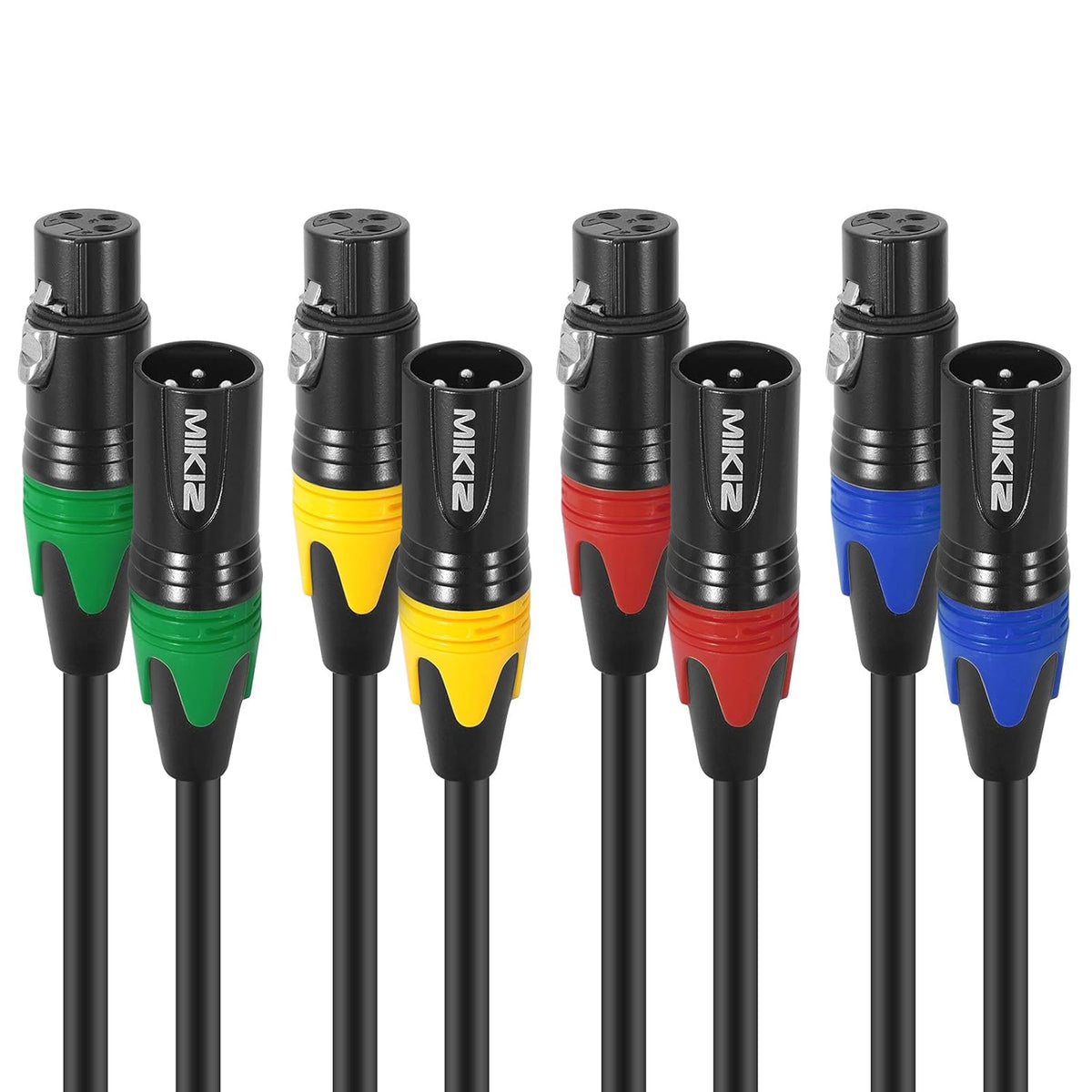 XLR Microphone Cables 25ft 4 Pack E840