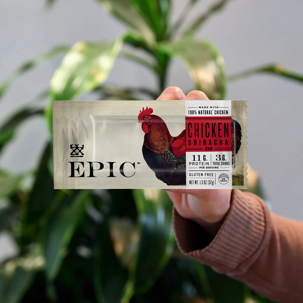 Chicken Sriracha Protein Bars 12 Ct O9936