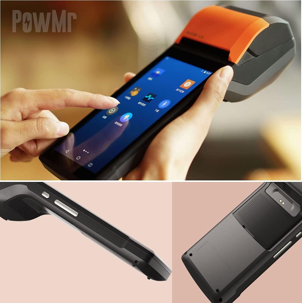 58mm Thermal POS Receipt Printer with Android 7.1 OS 5.45 Touch Screen Q714668