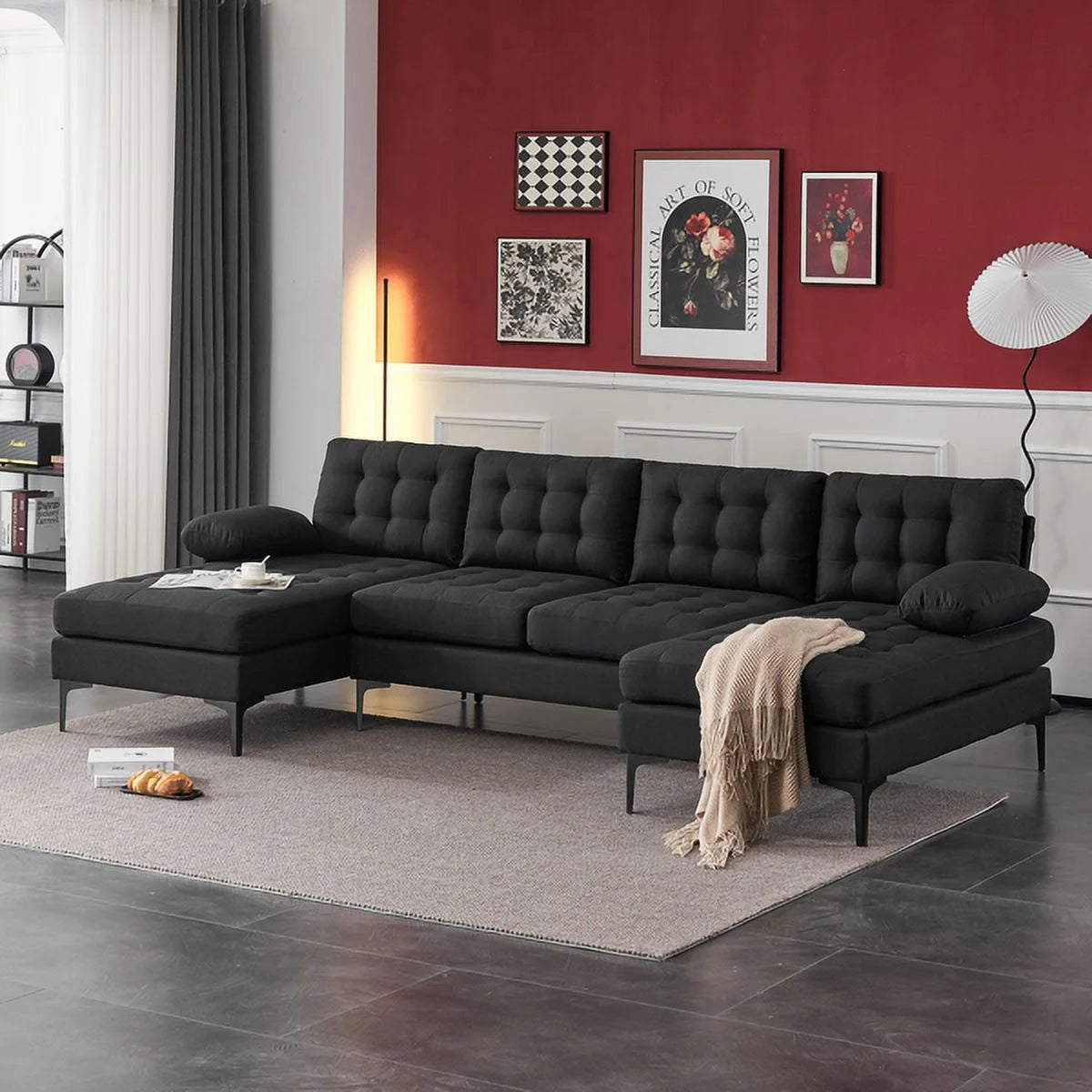 U-shaped Sectional Sofa Q79099