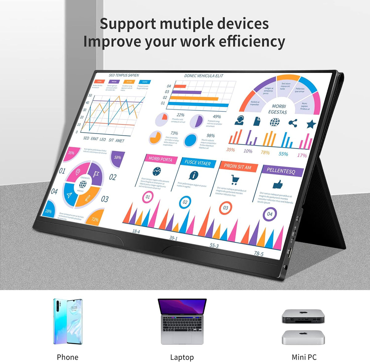 13.3 inch 2K IPS Portable Monitor E845745