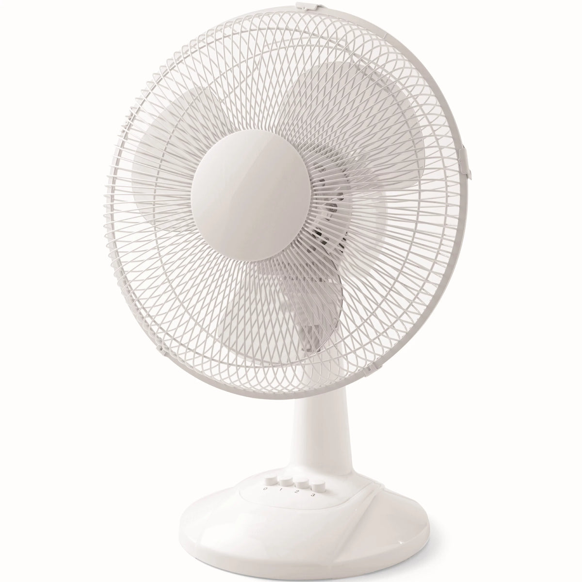 12-inch 3-Speed Oscillating Table Fan, White D587