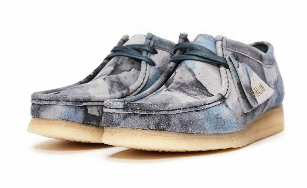 Blue Camo Wallabee Shoes K28629