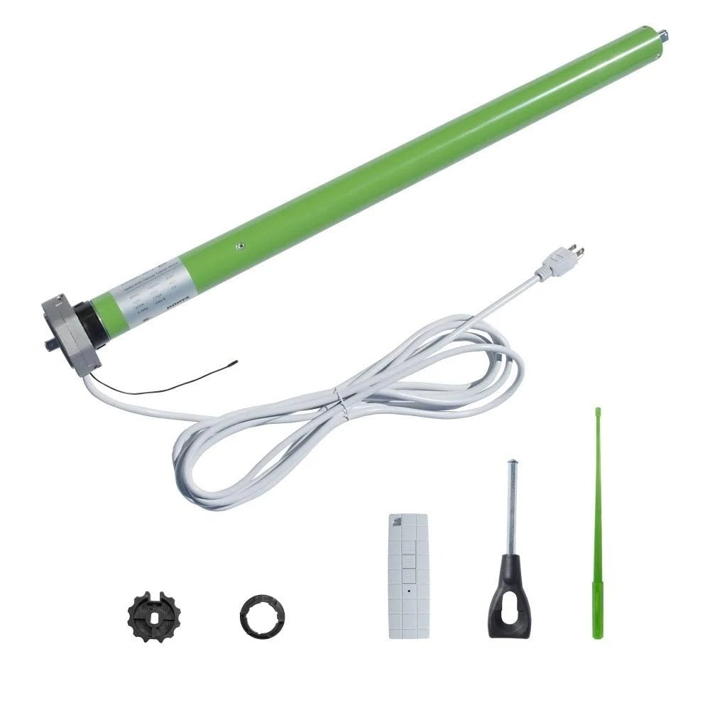13 x 10 Feet Multi-Striped Green Retractable Patio Awning Y496043