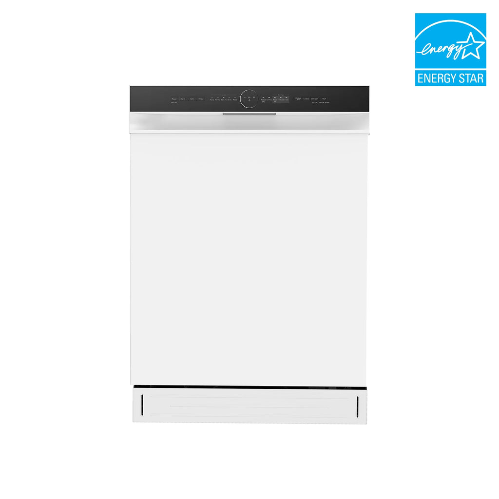 24" Front Control Built-in Dishwasher White J8769
