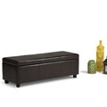 Large Storage Ottoman Bench C4620