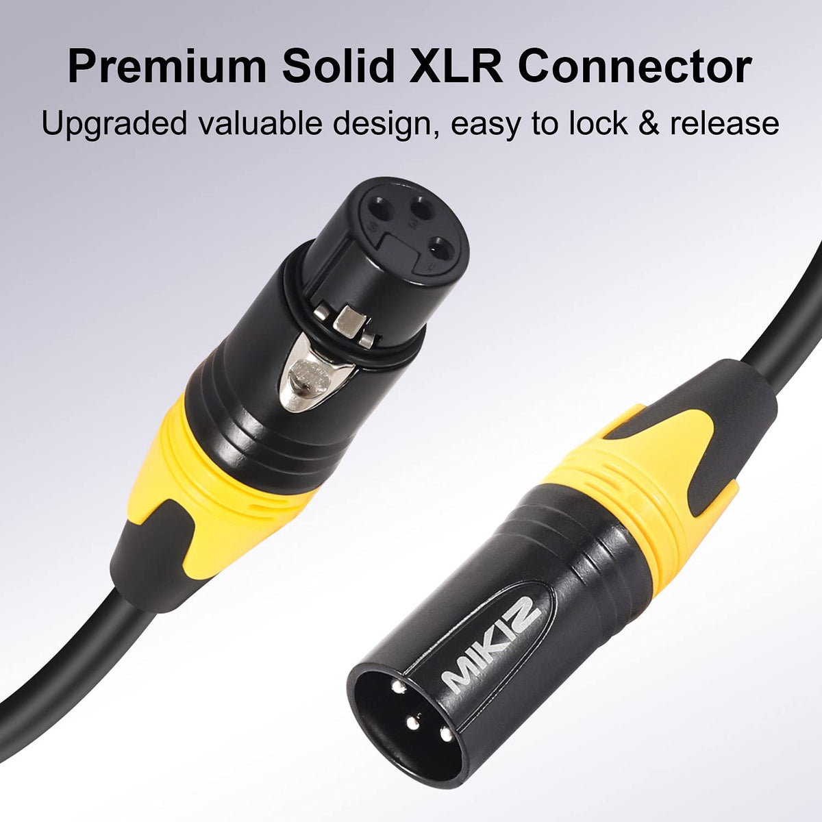 XLR Microphone Cables 25ft 4 Pack E840
