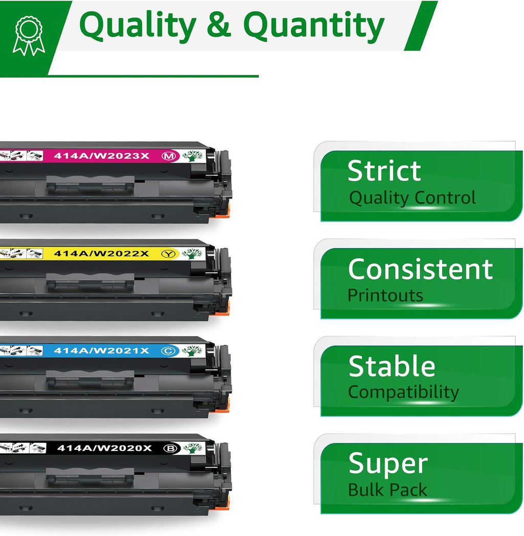 Compatible Toner Cartridge 4-Pack Black Cyan Magenta Yellow O240