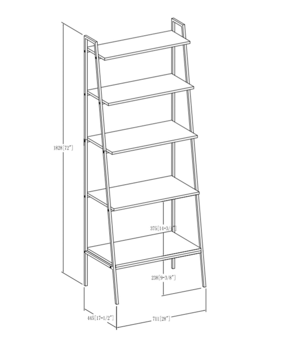Brown Ladder Bookcase M52325