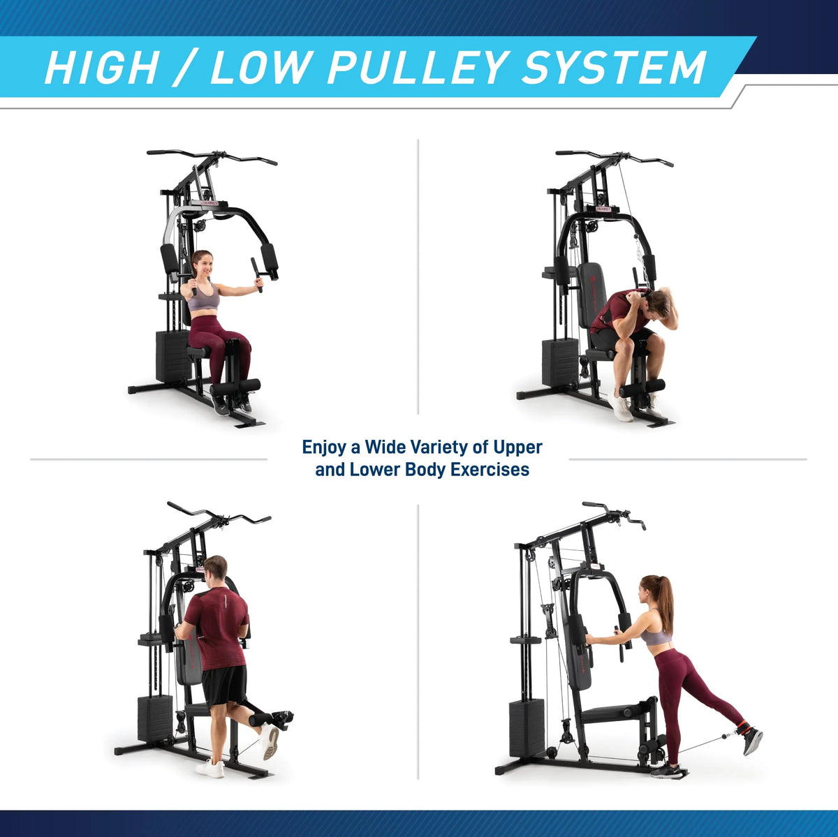 100 lbs Stack Home Gym T200