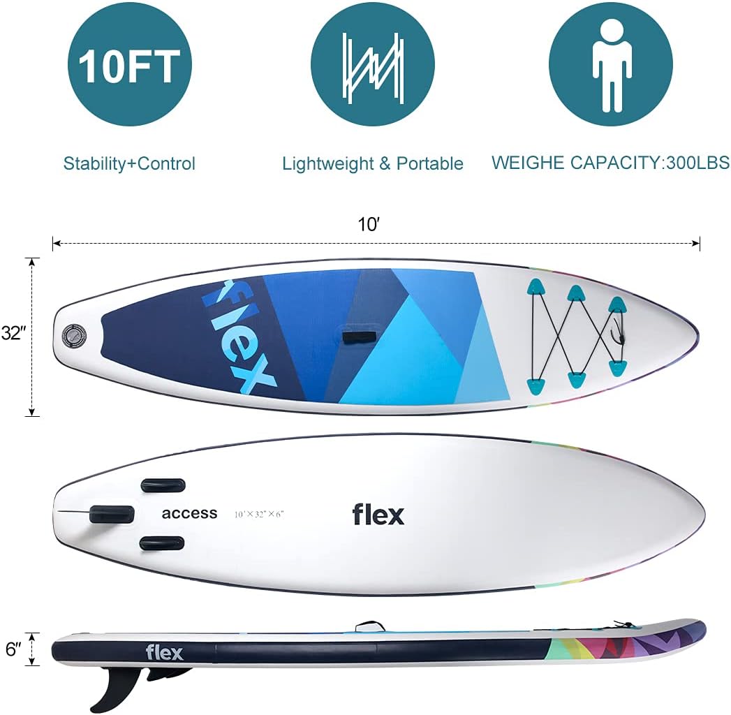 10 FT Stand-Up Paddleboard with Carry Bag S8332