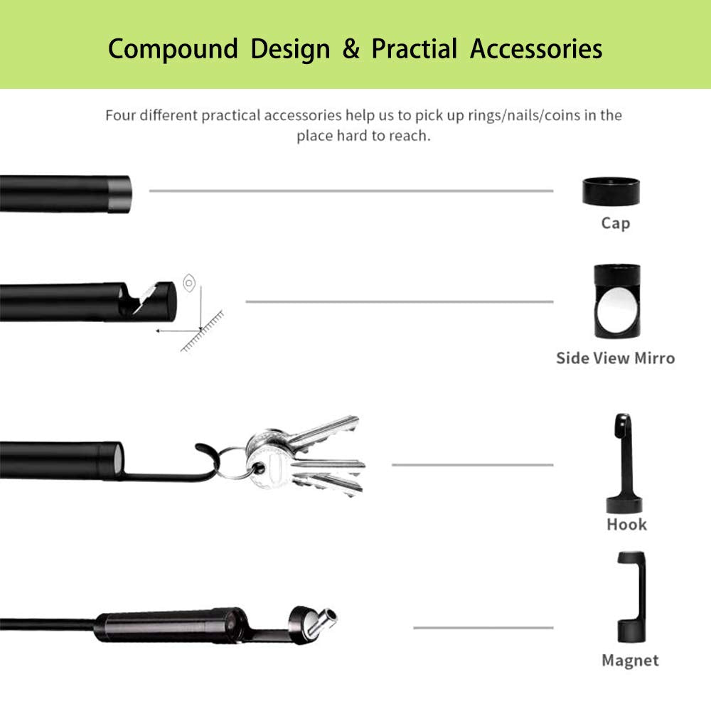 1080P HD Endoscope Camera with 4.3 Inch LCD Screen H5113
