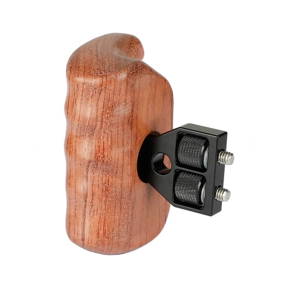 Wooden Handgrip for DSLR Camera Cage B793