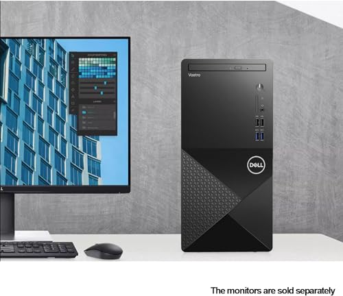12th Gen Intel Core i3-12100 16GB RAM 256GB SSD + 1TB HDD WiFi 6 DVD-RW HDMI Display Port Windows 11 Pro Desktop Computer T5907