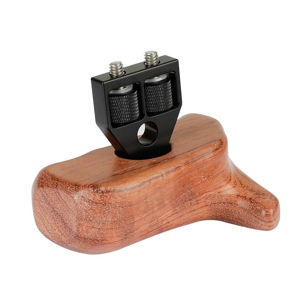 Wooden Handgrip for DSLR Camera Cage B793