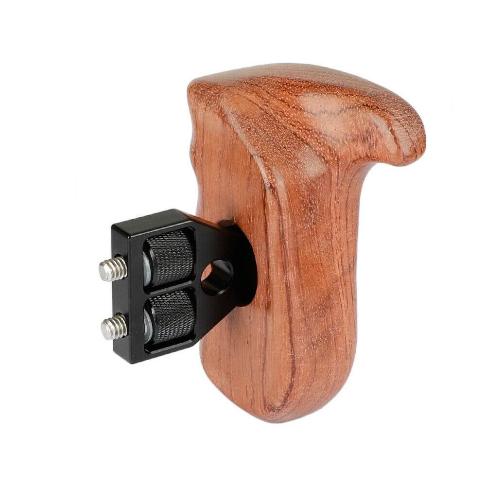 Wooden Handgrip for DSLR Camera Cage B793