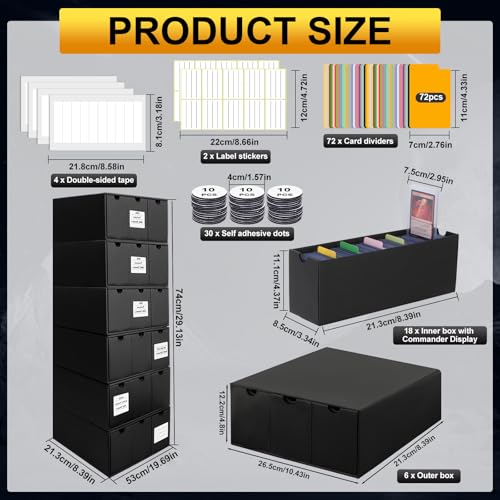 12 Drawer Trading Card Organizer Box Z11779