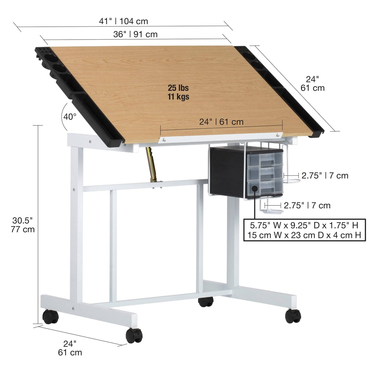 Black/White Deluxe Craft Station O652332