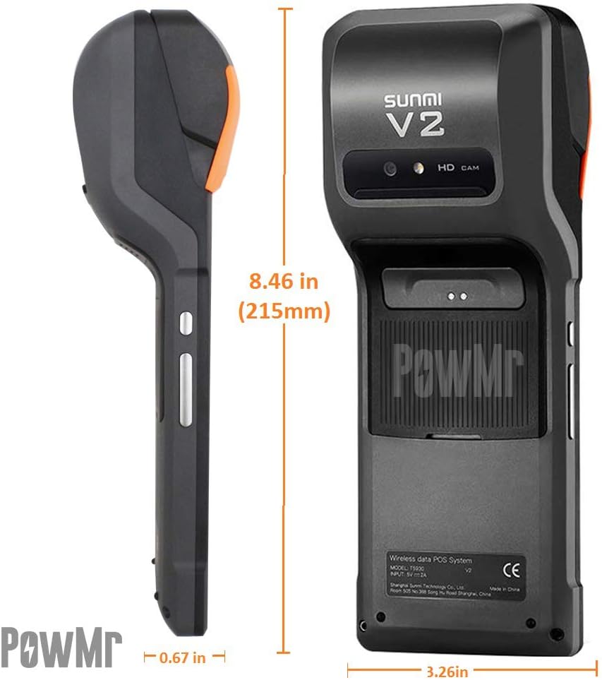 58mm Thermal POS Receipt Printer with Android 7.1 OS 5.45 Touch Screen Q714668