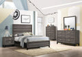 5-piece Full Panel Bedroom Set Grey Oak J718