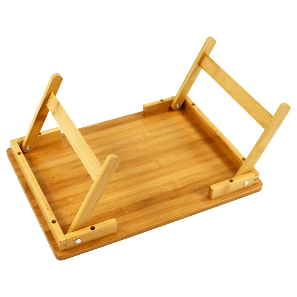 100% Bamboo Laptop Desk with Folding Legs S602784