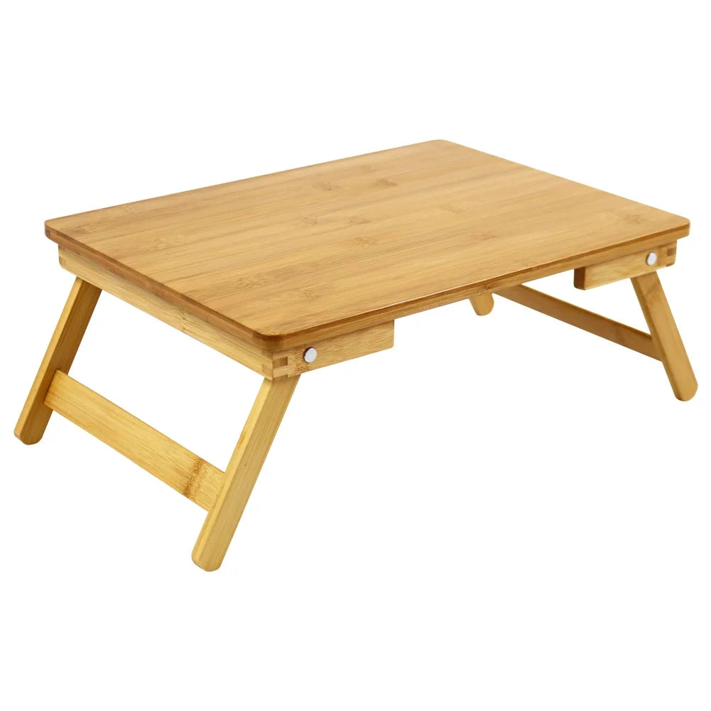100% Bamboo Laptop Desk with Folding Legs S602784